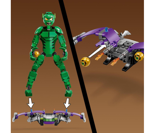 LEGO Marvel 76284 Super Heroes Figurka Zielonego Goblina - 1234469 - zdjęcie 7